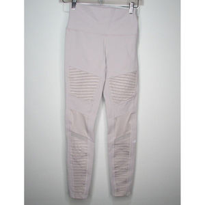 Alo Yoga High Waist Moto Pink Leggings Size Medium